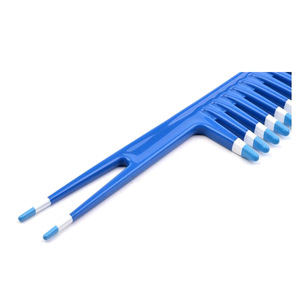 Professional hairdressing massage plastic hair comb with fork
