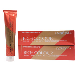 Professional Hot Selling Colorful Hair Color Cream in Hair Dye  No PPD No ammonia Ecologic Anti-Allergy Hair Color dye