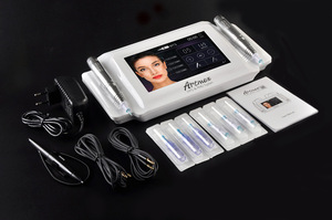 Professional Portable Two Handles Permanent Makeup Machine Digital Tattoo Machine V8 Cosmetic