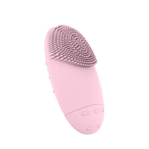 PSB portable waterproof mini electric sonic vibrating silicone facial wash cleansing brush