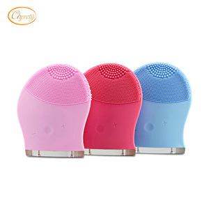 Silicon Deep Clean Facial Cleanser Vibration Cleaning Pulsating Brushes Electric Face Massager For Skin Care