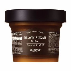 Skinfood Black Sugar Perfect Essential Scrub 210g [Wash Off] Multi Fruit Complex