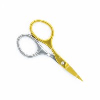 Stainless Steel European Style Rainbow Color Beautiful Crane Scissors eyebrow Beard Beauty Shear Fabric Cutting Scissors