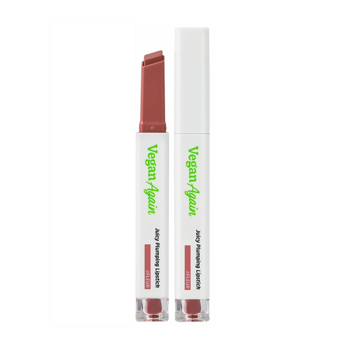 (Touch in SOL) Vegan Again Juicy Plumping Lipstick [#Fleur] 2g