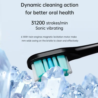 USB Type-C Charging Automatic Tooth Cleaner Cordless Oscillating Soft Wireless Adult Smart Electric Toothbrush