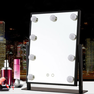 Vanity Makeup Mirror with Linghts, Hollywood Led Bullb Vanity Lighted Make up Mirror for Girls,Table Desk Top Lights for Dressin