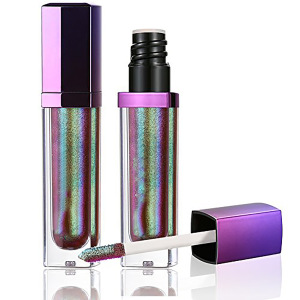 Waterproof  Private  Label  Custom Holograpic Lip Gloss  With Glitter