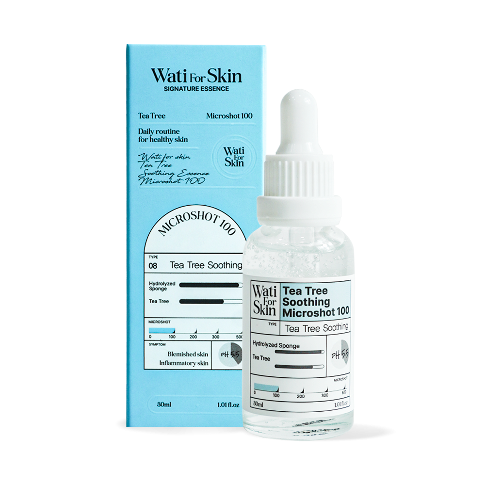 Wati For Skin Tea Tree Soothing Essence Microshot 100, 30ml/1.01 fl.oz.