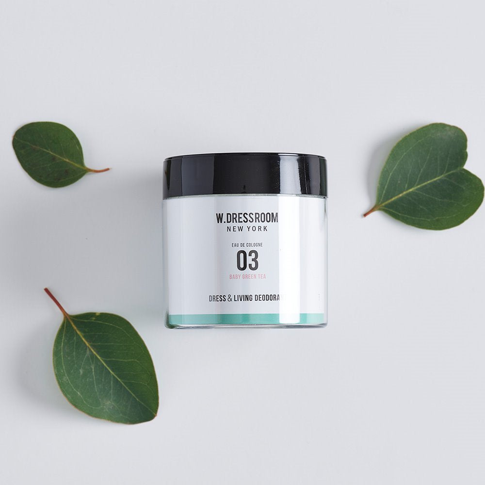 (W.DRESSROOM) Deodorant Diffuser Set [No.03 Baby Green Tea] 110g x 3