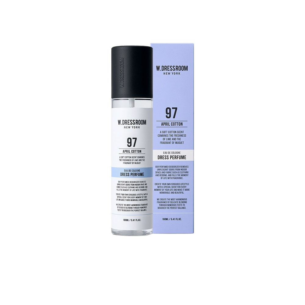 (W.DRESSROOM) NEW Dress Perfume Basic Season 3 No.97 April Cotton 160ml