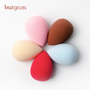 Wholesale customize logo Eco-Friendly Latex Free material cosmetic Make up Foundation sponge  powder puff blender