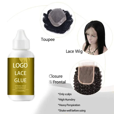 Wig Adhesive Kit Private Label Lace Glue Boxes Waterproof Lace Mousse Tint Spray and Strong Hold Glue Remover