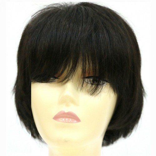 Hot beauty pixie cut short full lace wig of natural Fashion remy hair