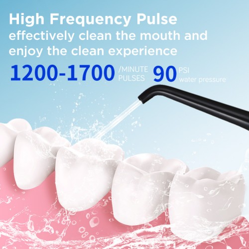 ABOEL 260ML Water Flosser Professional Oral Irrigator Cordless Dental Oral Hygiene Irrigator And Rechargeable Waterproof Water Flosser