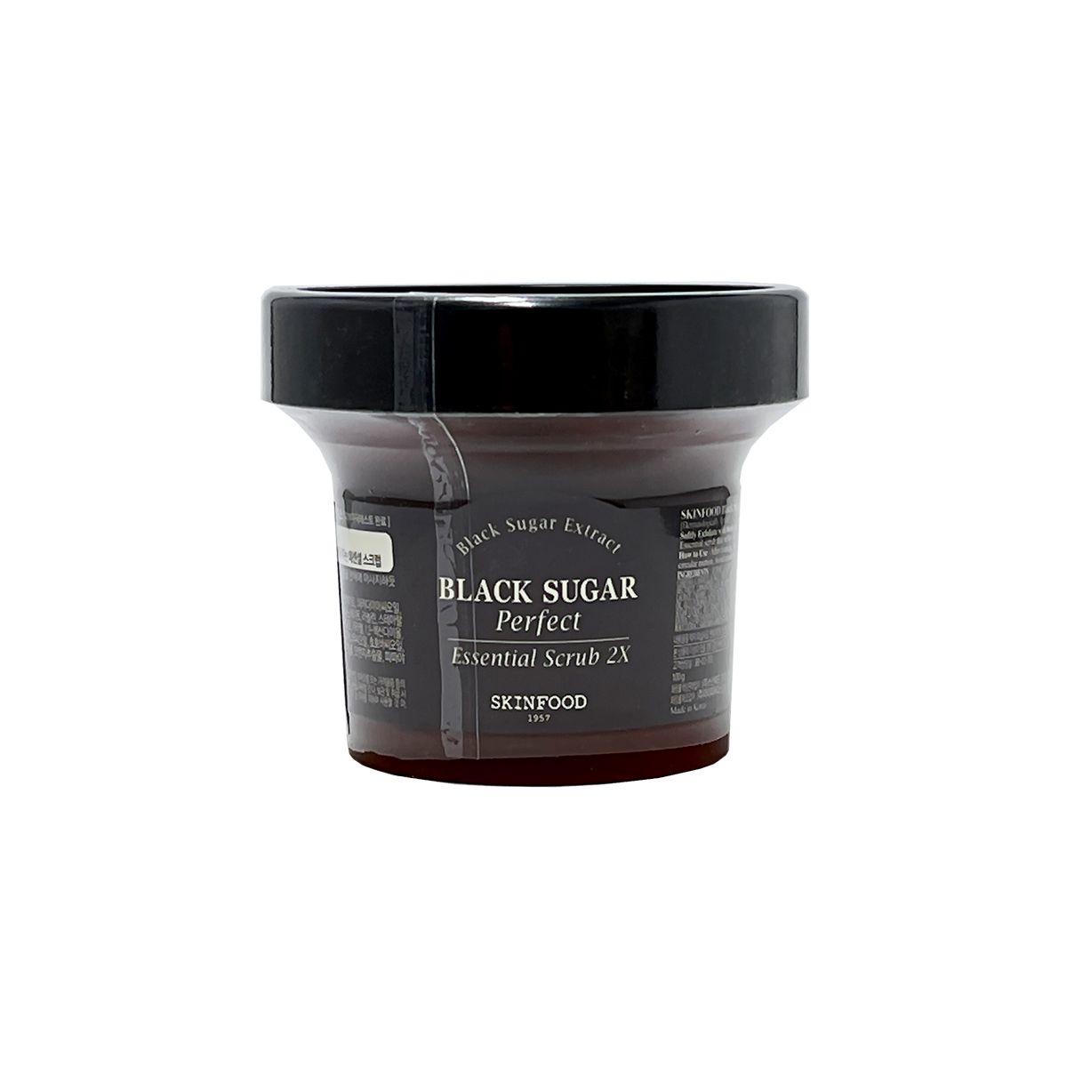 SKINFOOD BLACK SUGAR PERFECT ESSENTIAL SCRUB 2X 100g