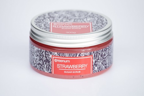 Sugar Body Scrub Strawberry Natural Cosmetics Producer Latvia Best Quality Big Experience ODM OEM