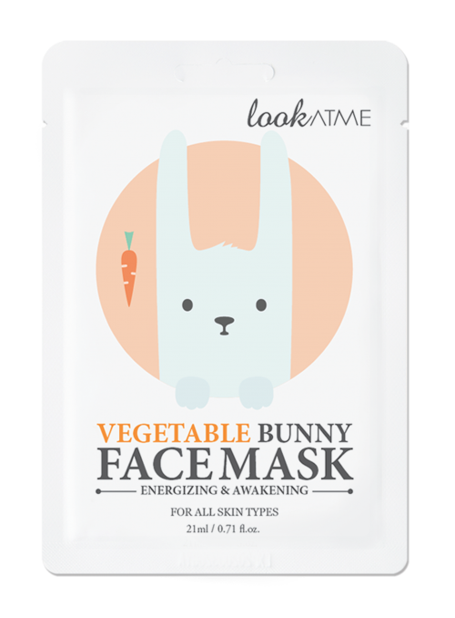 lookATME VEGETABLE BUNNY FACE MASK
