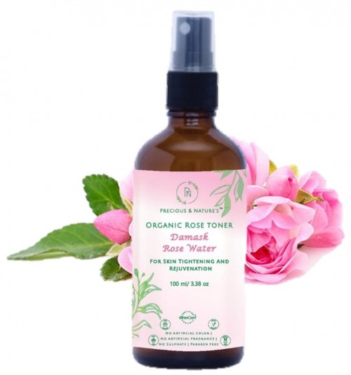 Certified Organic Damask Rose water