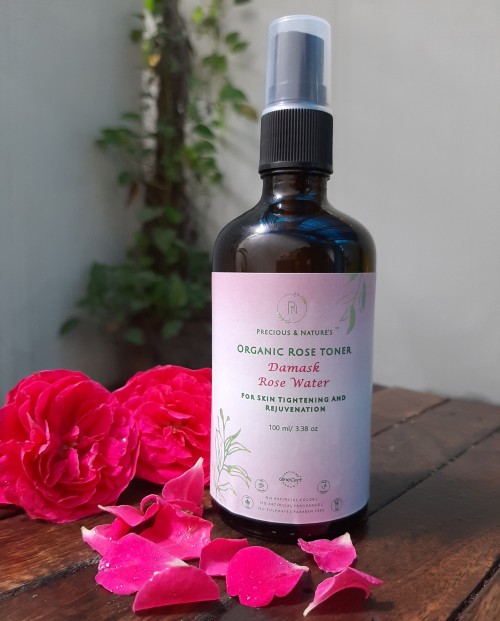 Certified Organic Damask Rose water