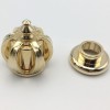 Luxury Unique Design Crown High-end Zinc Alloy Gold Color Electroplated Perfume Bottle Lid