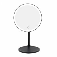 New Compact And Portable Lightweight  Wireless Charging Multi-functional LED Makeup Mirror Desktop Smartphone Charger