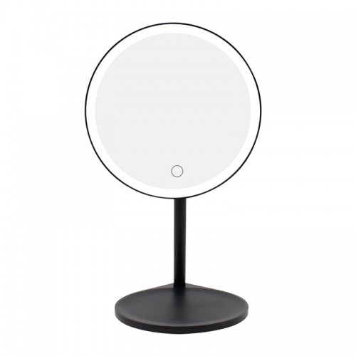 New Compact And Portable Lightweight  Wireless Charging Multi-functional LED Makeup Mirror Desktop Smartphone Charger