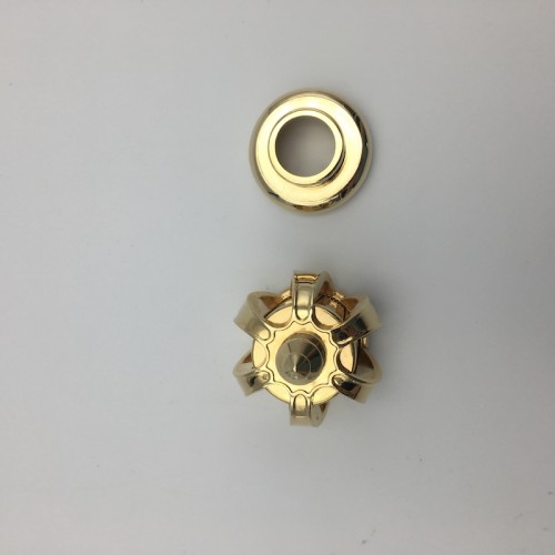 Luxury Unique Design Crown High-end Zinc Alloy Gold Color Electroplated Perfume Bottle Lid