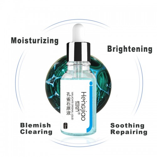 Private Label Malachite Moisturizing Blemish Clearing Facial Serum