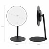New Compact And Portable Lightweight  Wireless Charging Multi-functional LED Makeup Mirror Desktop Smartphone Charger