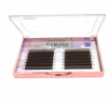 0.05 thickness black and brown y-shaped grafting eyelashes weaving planting eyelashes natural