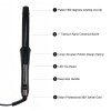 WT-1903J Touch Control Nano-ceramic Barrel Patented Design Curler Ceramics 1" Curling Iron with Clip