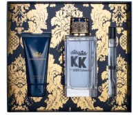 Dolce & Gabbana K Coffret : Eau De Toilette Spray 100ml  + Eau De Toilette 10ml  + After Shave Balm 75ml