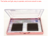 0.05 thickness black and brown y-shaped grafting eyelashes weaving planting eyelashes natural