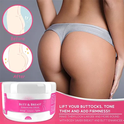 100% Natural Herbal Extracts Butt and Breast Enhancement Cream for Firming and Lifting Breast