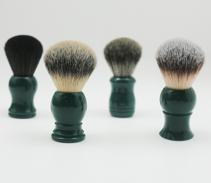 2020 Amazon Best sellers Peacock green Shaving brushes Used Badger hair beard shaving brush wholesale