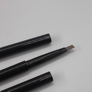 5 colors women lady triangle waterproof eyebrow pencil eye brow pen with brush