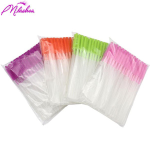 50Pcs Silicone Disposable Eyelash Brush Comb Mascara Wands Eye Lashes Extension Individual Applicator Women Makeup Tool