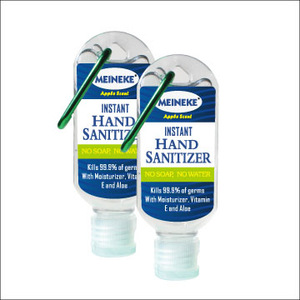 55ml portable hanging hand sanitizer,waterless hand washing ,instant hand cleanser