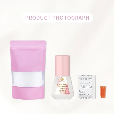5ml Private Label Pink Eyelash Glue Lash Extension Glue for Professional Salon Use