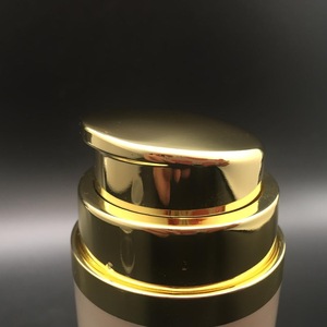 airless 30g 50g 80g gold acrylic serum cosmetic jar bottle packaging cosmetic