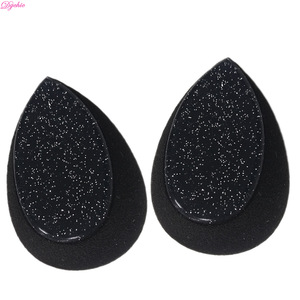 Beauty Make Up Tools Black Powder Puff SIlicone Cosmetic Sponge for Face