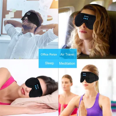 Bluetooth Smart Wireless Sleeping Eye Massage Mask with Build-in Speakers