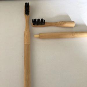charcoal eco friendly bamboo toothbrush replaceable