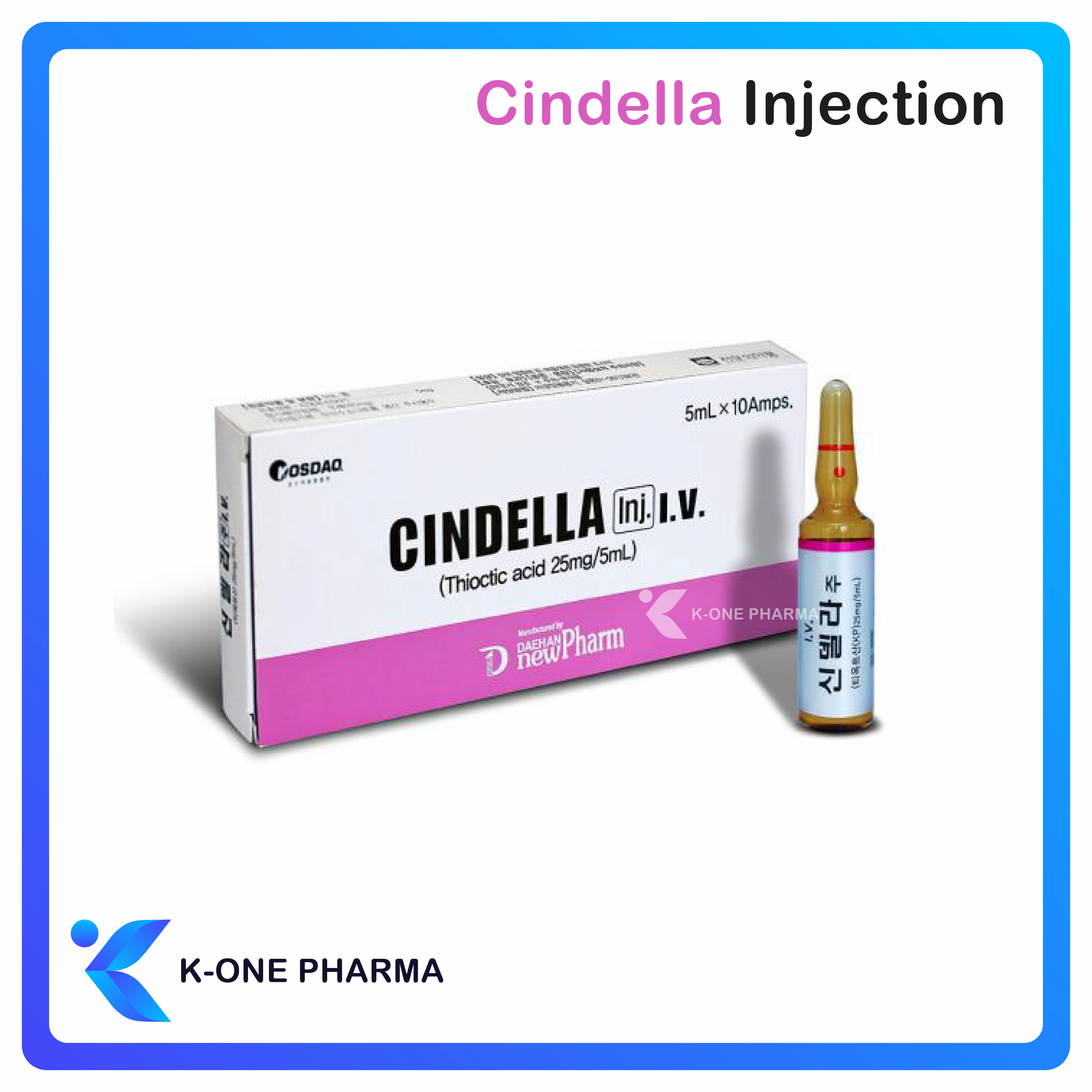 CINDELLA Injection Éclaircissante Thioctic acid
