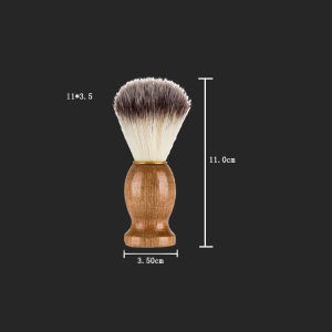 Custom Beard Cleaning Wholesale Wooden Handle Men Horse Hair Shaving Brush Knot