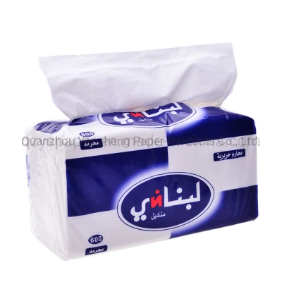 Custom Soft Pack Facial Tissue Paper 2ply 3ply 100% Virgin Wood Pulp Material 600 Sheets 800 Sheets Tissue Paper