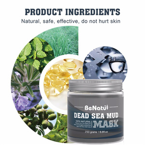 Dead Sea Mud Mask 100% Natural Mineral - Best Facial Cleanser, Pores Minimizer, Acne Reducer, Blackhead Remover for Face &amp; Body