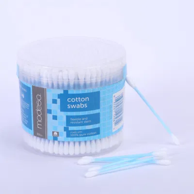 Disposable Cotton Swab with Plastic Cover for Lab Use and Make up