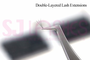 Double/Triple Layered Mink Volume Lashes OEM Packaging PBT