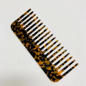 Excellent quality manufacturer custom logo cellulose acetate combs for lady